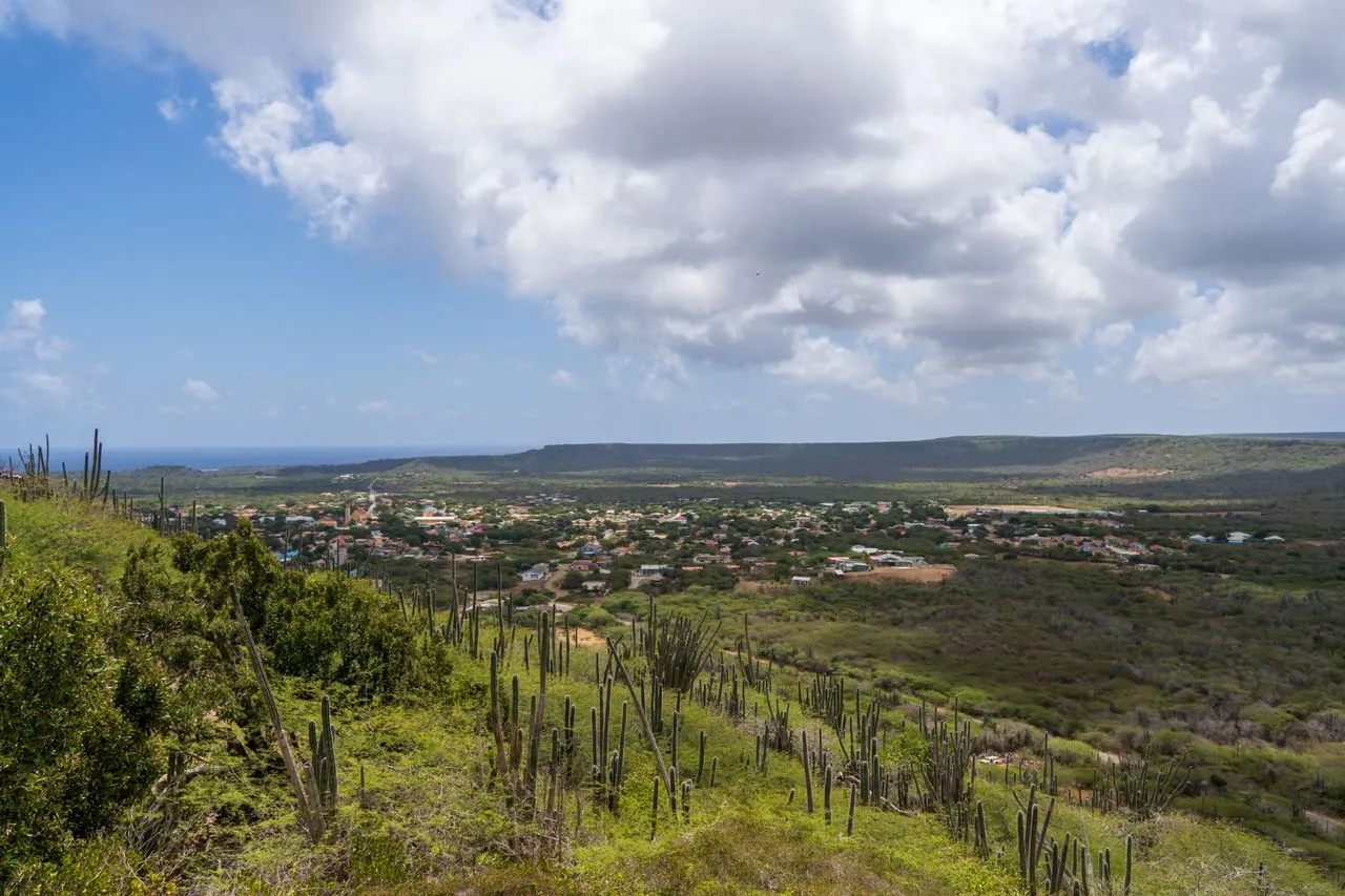 Het dorp Rincon op Bonaire