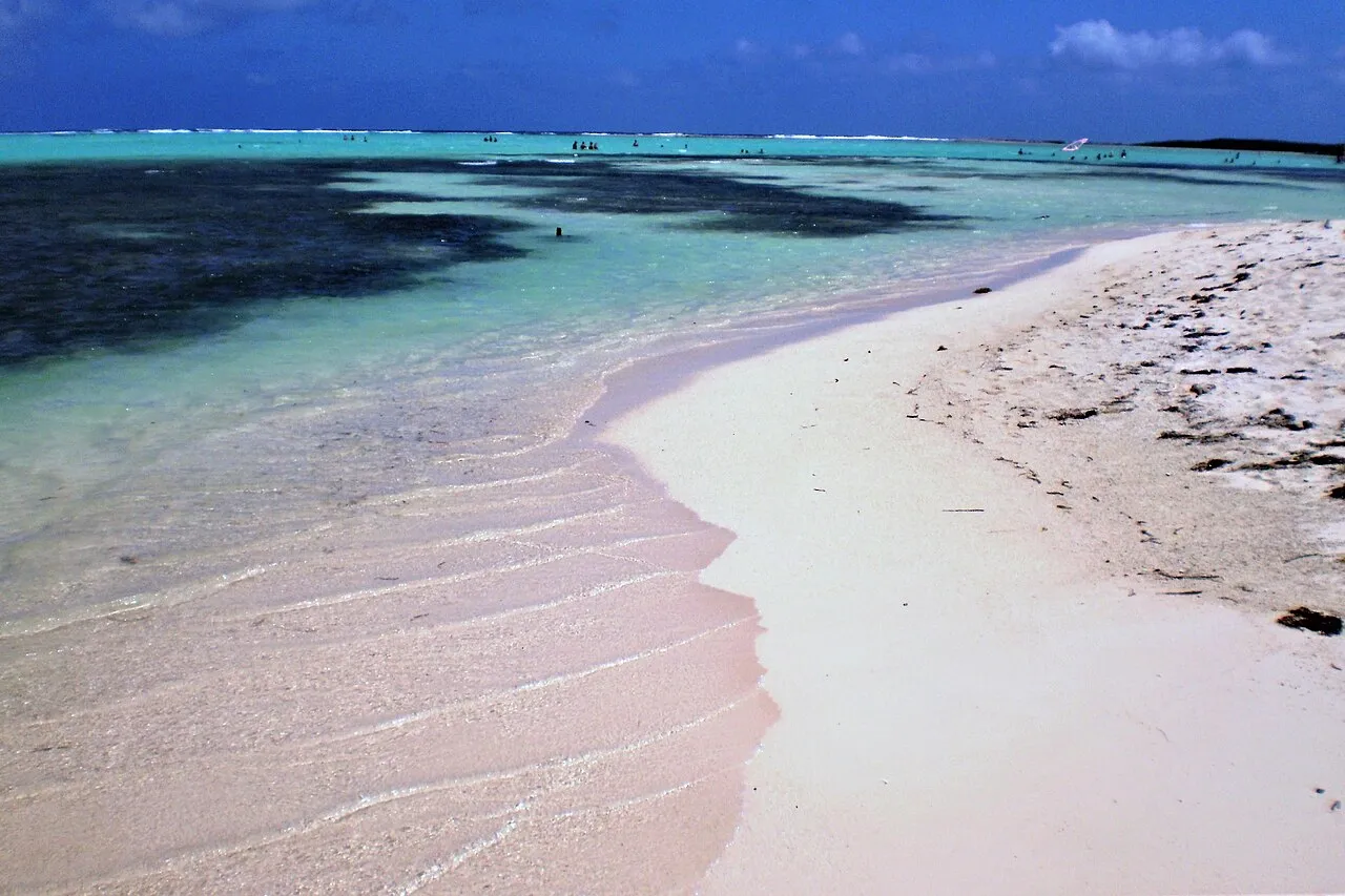 Sorobon Beach aan Lac Bay op Bonaire